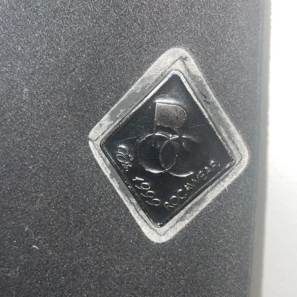 Rocawear black coat with leather detail M - Picture 4 of 12